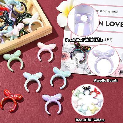 UV Plating Acrylic Beads MACR-CJC0004-28-1