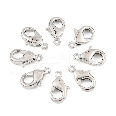 SHEGRACE Brass Lobster Claw Clasps XGR0010P-04P-1