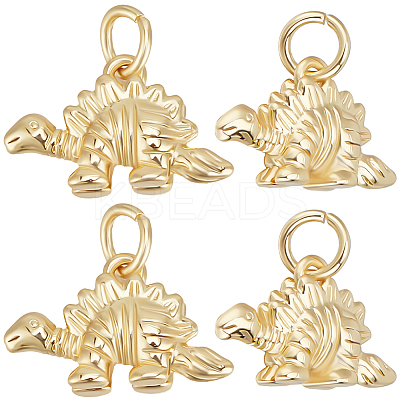 10Pcs Rack Plating Brass Pendants KK-BBC0017-13-1