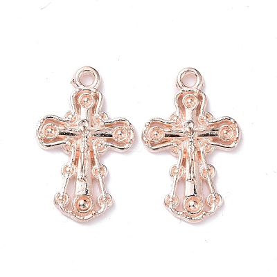 Tibetan Style Alloy Pendants TIBEP-S317-17RG-RS-1