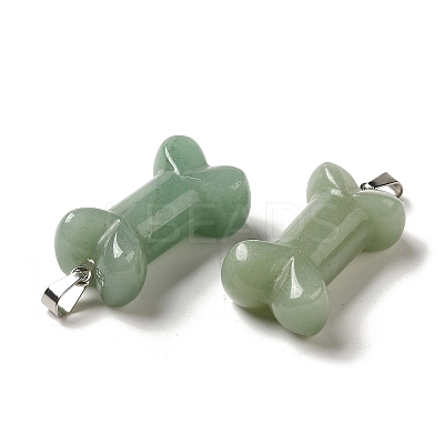 Natural Green Aventurine Pendants G-K353-02P-08-1