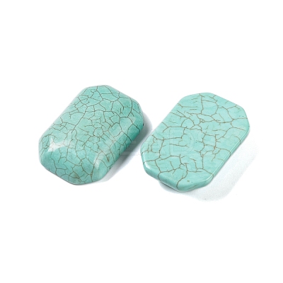 Dyed Synthetic Turquoise Cabochons G-B085-01A-05-1