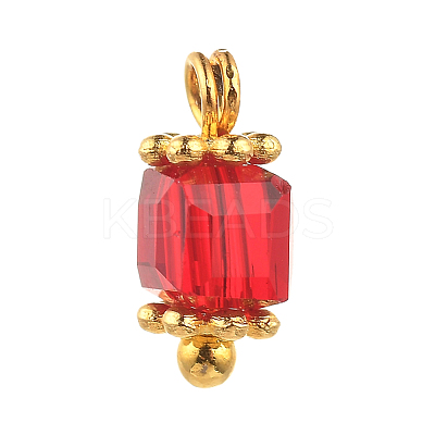 Transparent Glass Charms PALLOY-JF00459-M-1