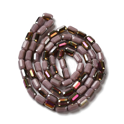 Electroplate Glass Beads Strands EGLA-D031-01-12-1