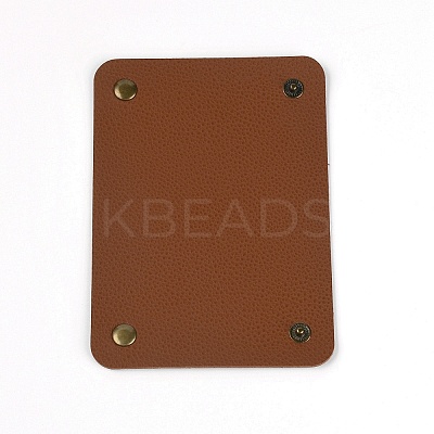 2Pcs PU Imitation Leather Bag Strap Protective Jacket FIND-GF0001-62B-1