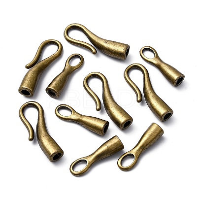 Tibetan Style Hook Clasps X-MLF11268Y-NF-1