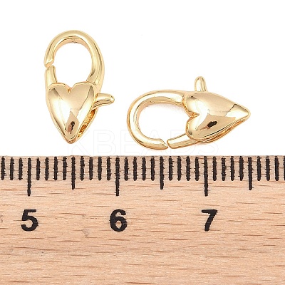 Brass Lobster Claw Clasps KK-H287-08C-G-1