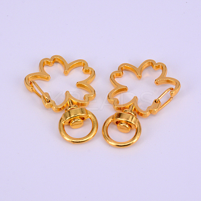 Iron Swivel Lobster Clasps KS-TAC0003-09G-1