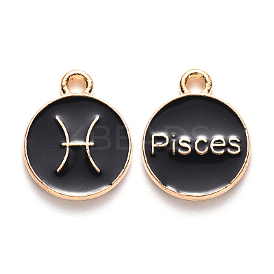 Alloy Enamel Pendants ENAM-SZ0001-28C-H-1