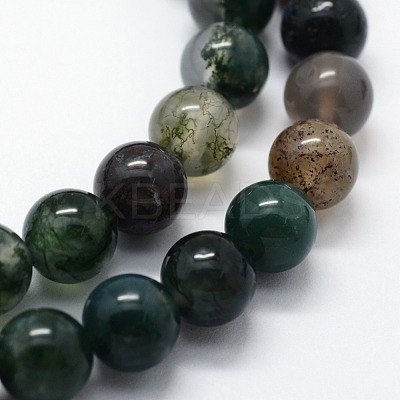 Natural Indian Agate Beads Strands X-G-I199-05-6mm-1