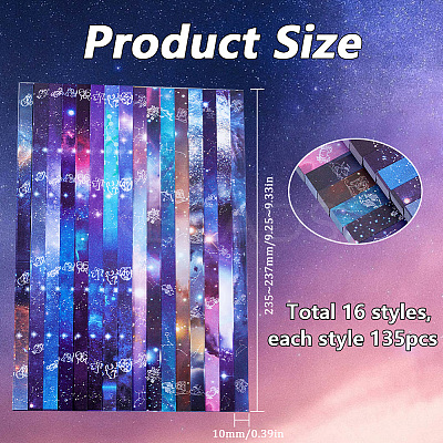 Lucky Star Origami Paper DIY-SC0027-24E-1