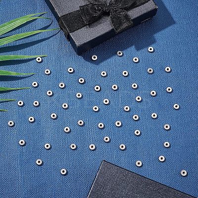 100Pcs 304 Stainless Steel Spacer Beads STAS-UN0026-06-1
