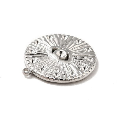 Tarnish Resistant 304 Stainless Steel Pendants Rhinestone Setting STAS-I197-022P-1