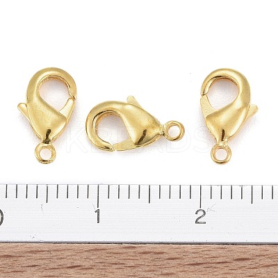 Brass Lobster Claw Clasps KK-901-G-NF-1