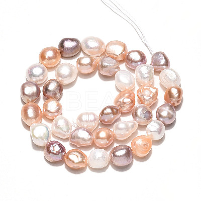 Natural Cultured Freshwater Pearl Beads Strands PEAR-N014-09A-01-1