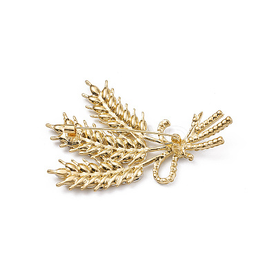 Rhinestone Brooch Pin LS-PALLOY-K002-01KCG-02-1