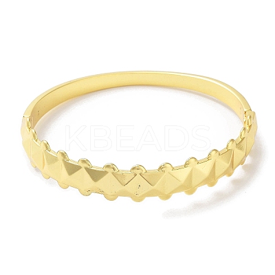 Square Brass Hinged Bangles for Women BJEW-Z061-24B-1