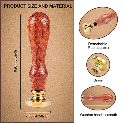 Wax Seal Stamp Set AJEW-WH0208-1107-1