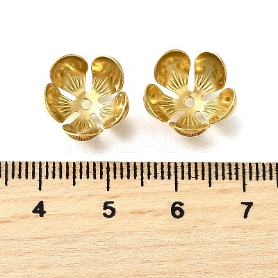 304 Stainless Steel Bead Caps STAS-B087-10D-G-1
