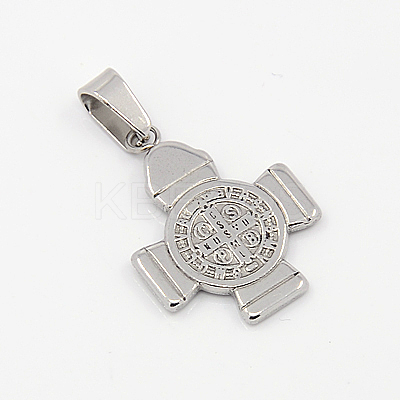Non-Tarnish Fashionable 304 Stainless Steel Pendants STAS-J004-01-1