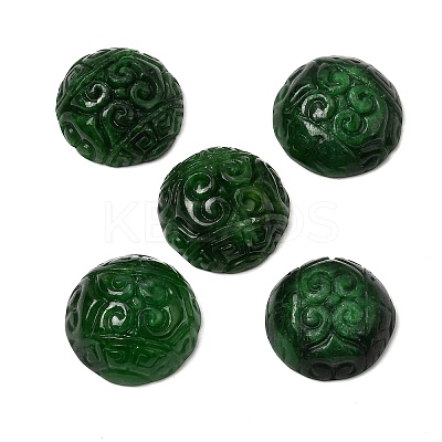 Natural Myanmar Jade Dyed Cabochons G-Z162-08-1