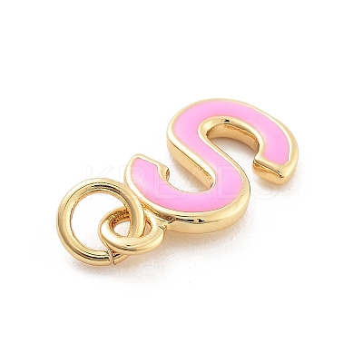 Rack Plating Brass Pendants KK-C065-02S-G-1