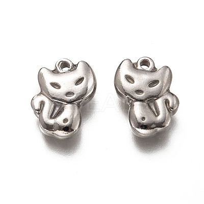 Non-Tarnish 201 Stainless Steel Pendants LS-STAS-H125-15P-1