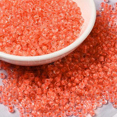 8/0 Transparent Glass Seed Beads SEED-F003-03B-11-1