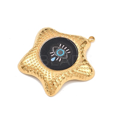Printed 304 Stainless Steel Pendants STAS-C146-09G-01-1