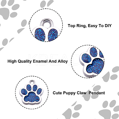 Alloy Enamel Charms ENAM-TAC0001-05A-1