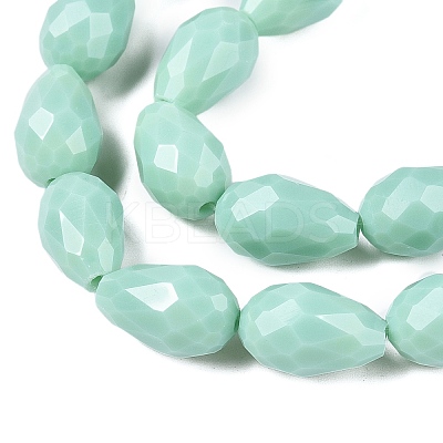 Opaque Solid Color Beads Strands EGLA-N013-P10mm-D14-1