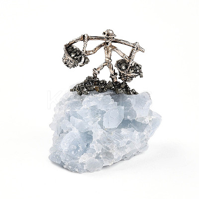 Natural Kyanite Cluster Base Sculpture G-N347-03B-1