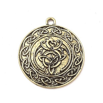 Tibetan Style Alloy Pendants PALLOY-B008-02AB-1