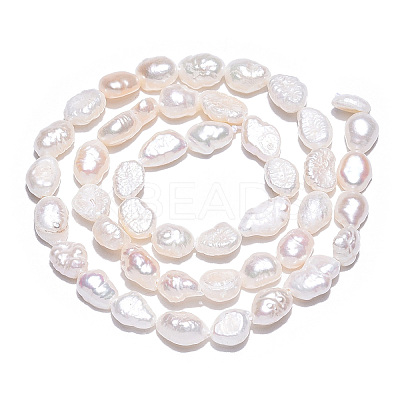 Natural Cultured Freshwater Pearl Beads Strands PEAR-N014-05K-1