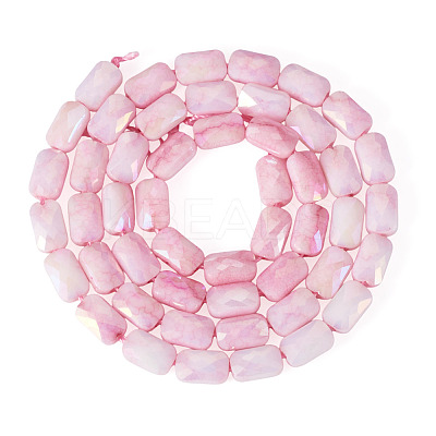 1Strand Anti-Tarnish Electroplate Glass Beads Strands GLAA-TA0003-99A-1