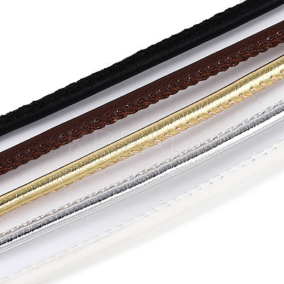 5M 5 Colors Round PU Leather Cord LC-N006-02A-1