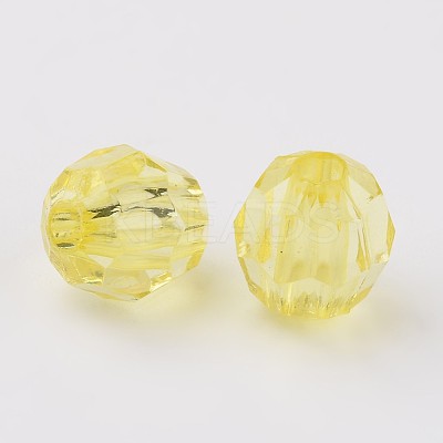 Transparent Acrylic Beads X-DB8mmC-53-1