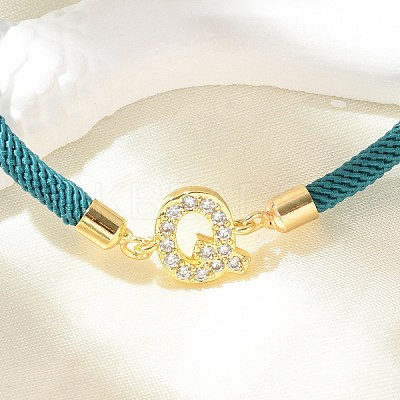 Adjustable Nylon Cord Bracelets BJEW-C096-01G-17-1