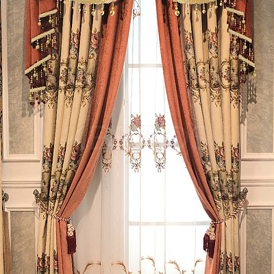 Curtain Plastic Beaded Fringe Trim OCOR-ME0001-23A-1