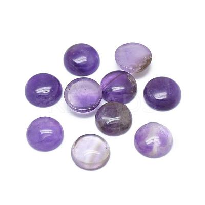 Natural Amethyst Cabochons G-G788-B-07-1