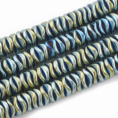 Electroplate Non-magnetic Synthetic Hematite Beads Strands G-N0321-07H-1