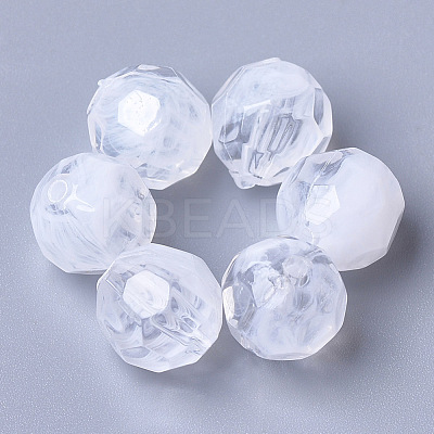 Acrylic Beads OACR-T006-186C-01-1