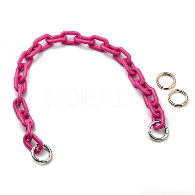 1Pc Opaque Acrylic Cable Chain Bag Straps FIND-WR0008-77C-1