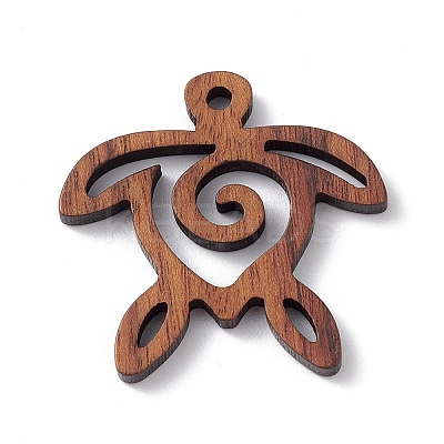 Walnut Wood Pendants WOOD-C016-02-1