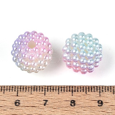 Imitation Pearl Acrylic Beads OACR-T004-15mm-11-1