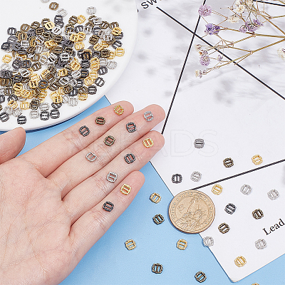 240pcs 4 Colors Rectangle Alloy Buckle FIND-NB0003-97-1