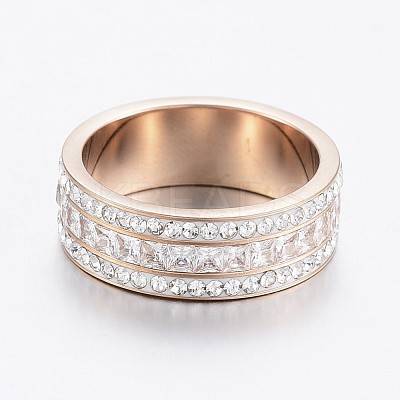 304 Stainless Steel Rings RJEW-P063-30-1