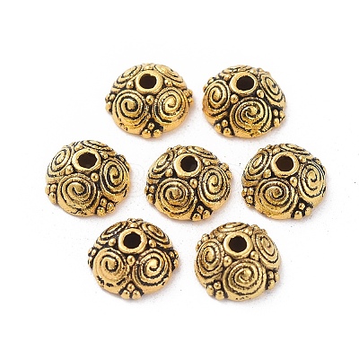 Alloy Bead Caps LS-X-PALLOY-EA9034Y-AG-1