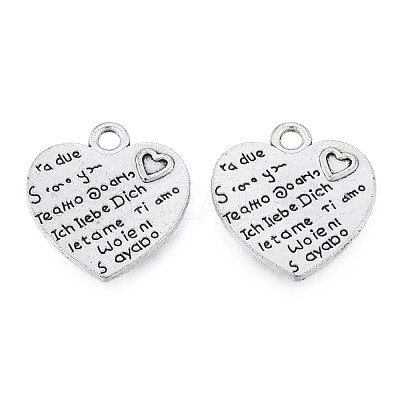 Tibetan Style Alloy Pendants TIBEP-N012-12-1