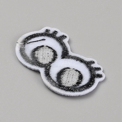 Eye Cotton Embroidery Iron on Clothing Patches DIY-WH0430-416B-1